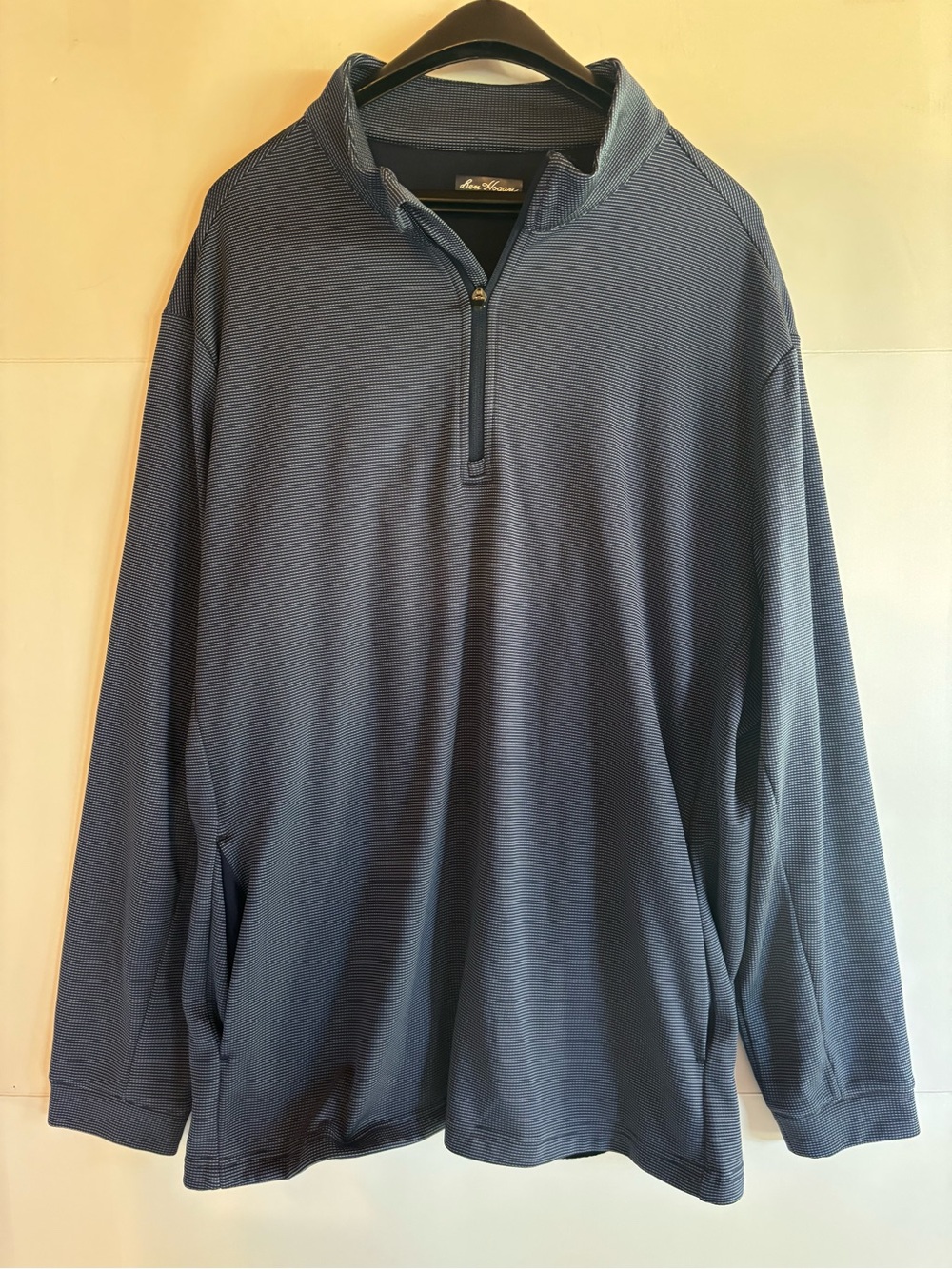 Ben Hogan Performance 1/4 Zip Mock Neck Pullover Blue 2XL Big & Tall